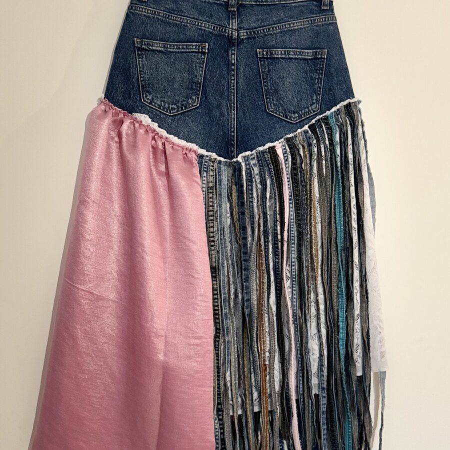 jupe upcyclée bohème - Marija Stoja
