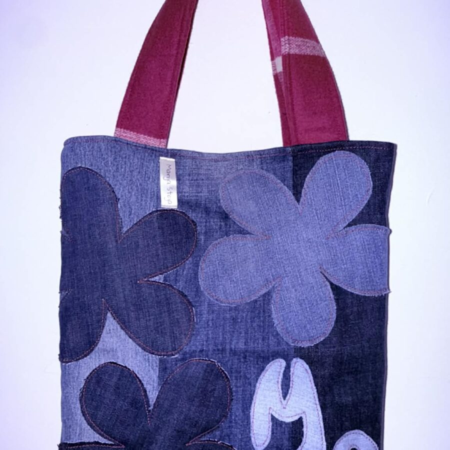 tote bag upcyclé en jean - Marija Stoja