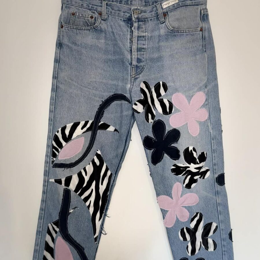 jean upcyclé patchwork - Marija Stoja