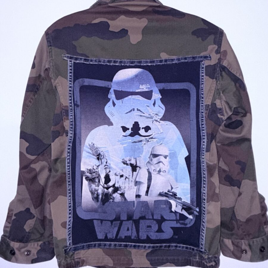 veste militaire upcyclée - Marija Stoja