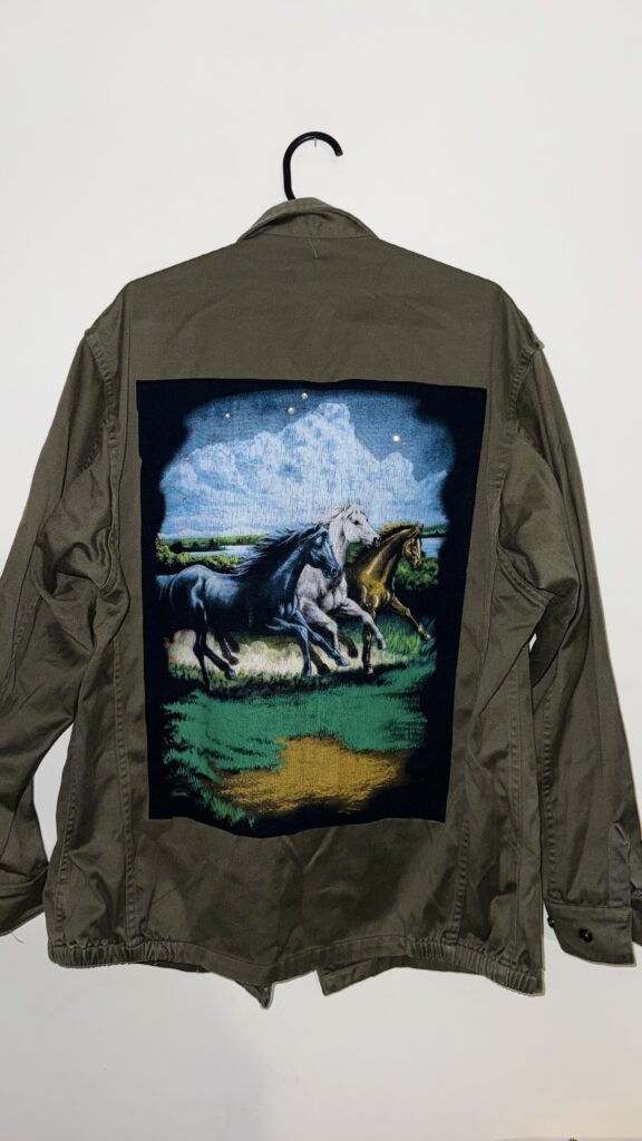 Veste militaire customisée